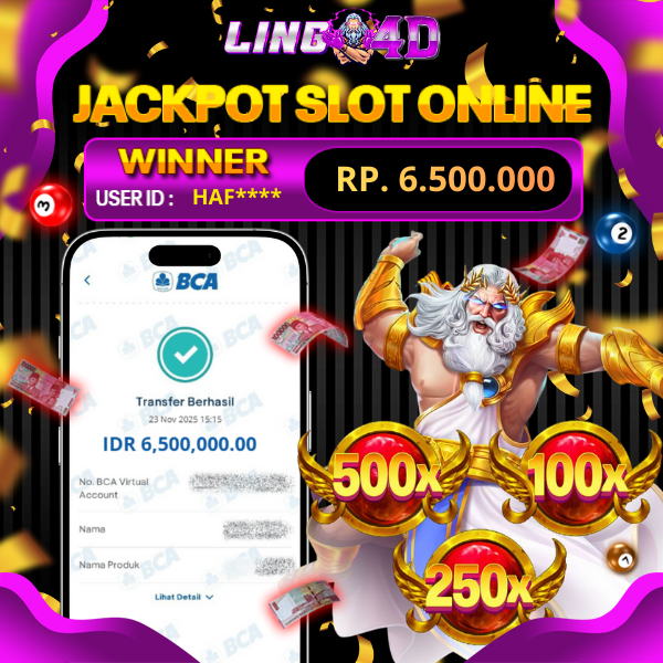 BUKTI JACKPOT SLOT GATES OLYMPUS 1000 23/11/2025